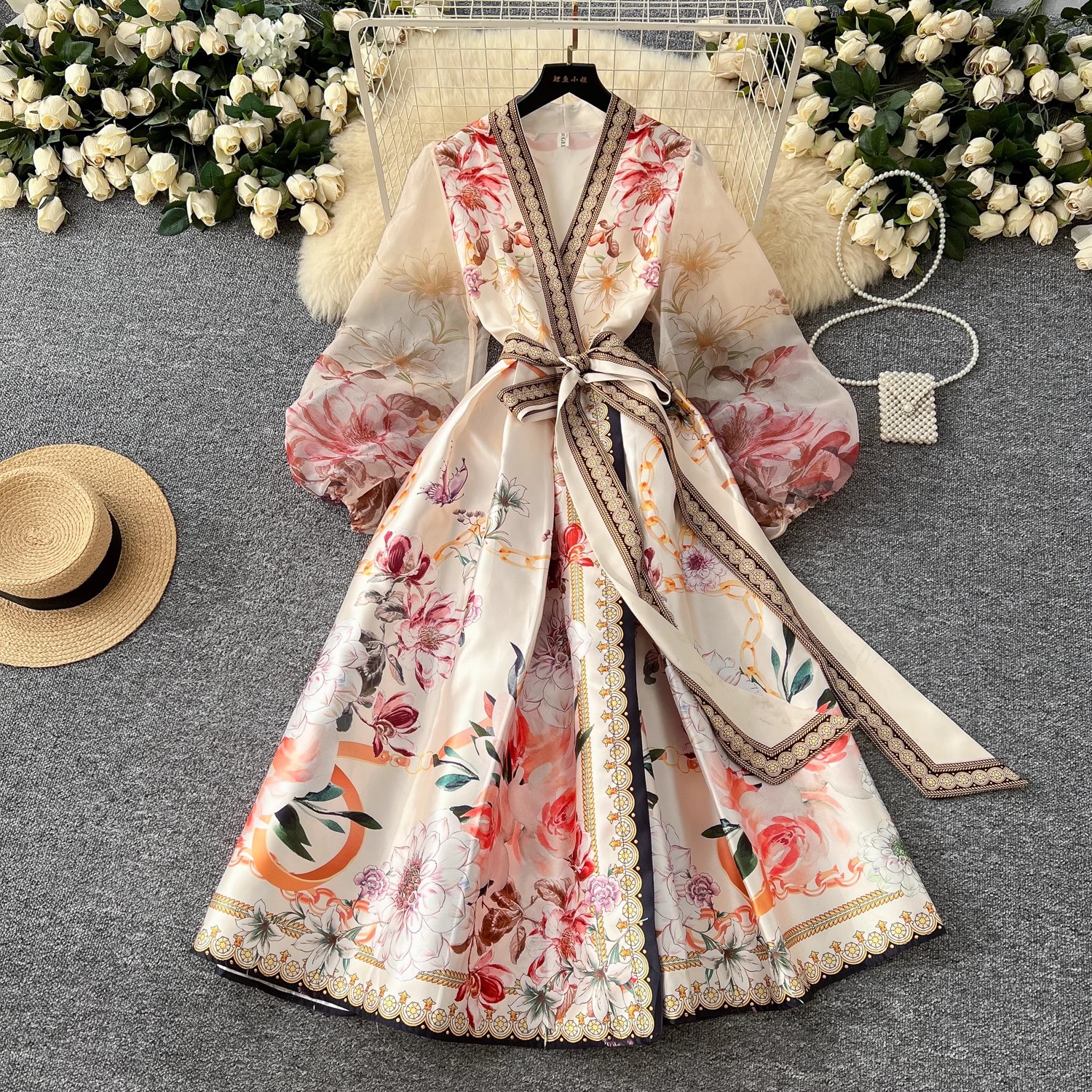 2025 Summer Holiday Gorgeous G - Linen Dress Wrap avaliação e preço