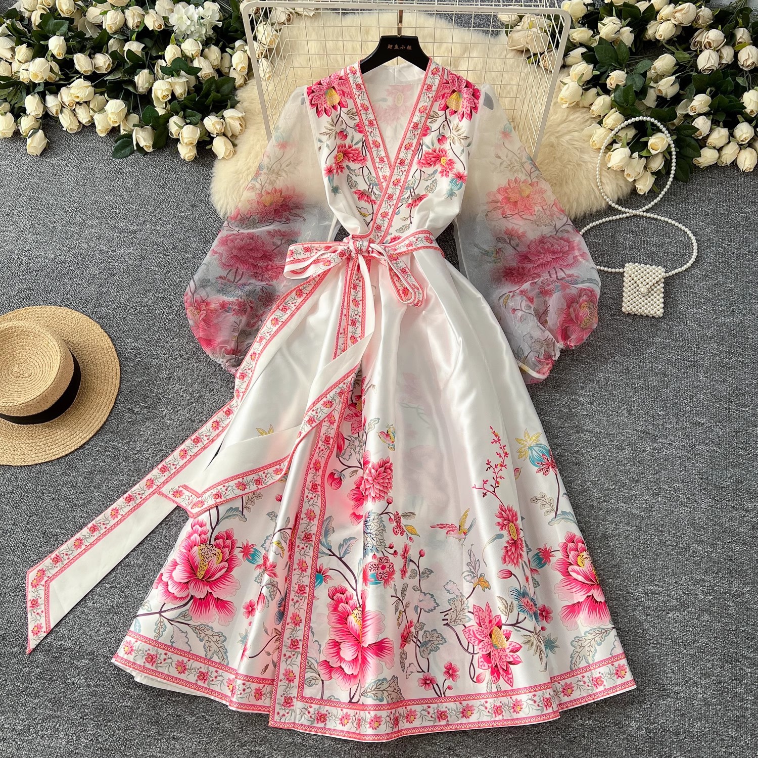 2025 Summer Holiday Gorgeous G - Linen Dress Wrap avaliação e preço