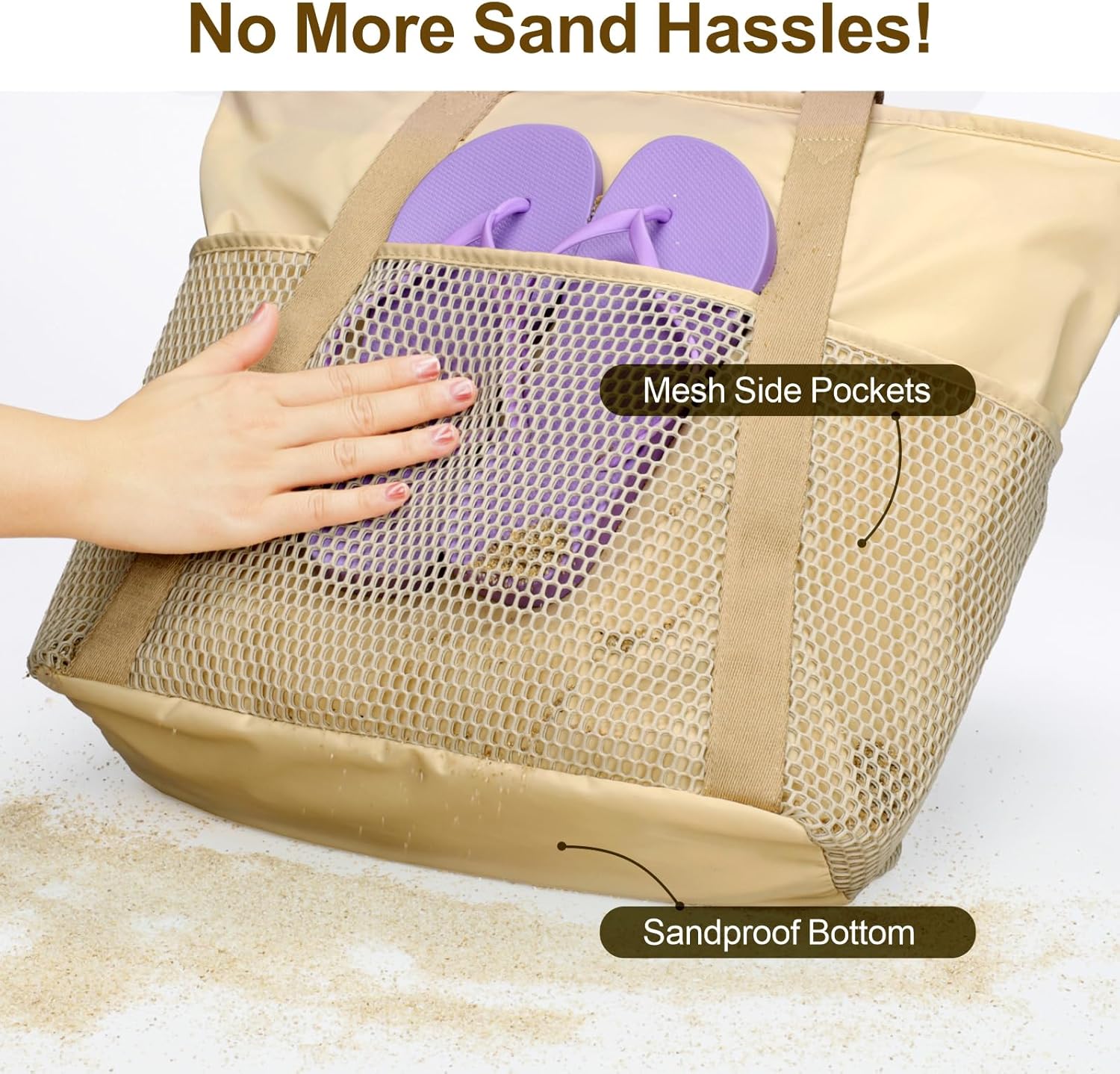 Waterproof Beach Bags for Wome - Tote Bag Beach avaliação e preço