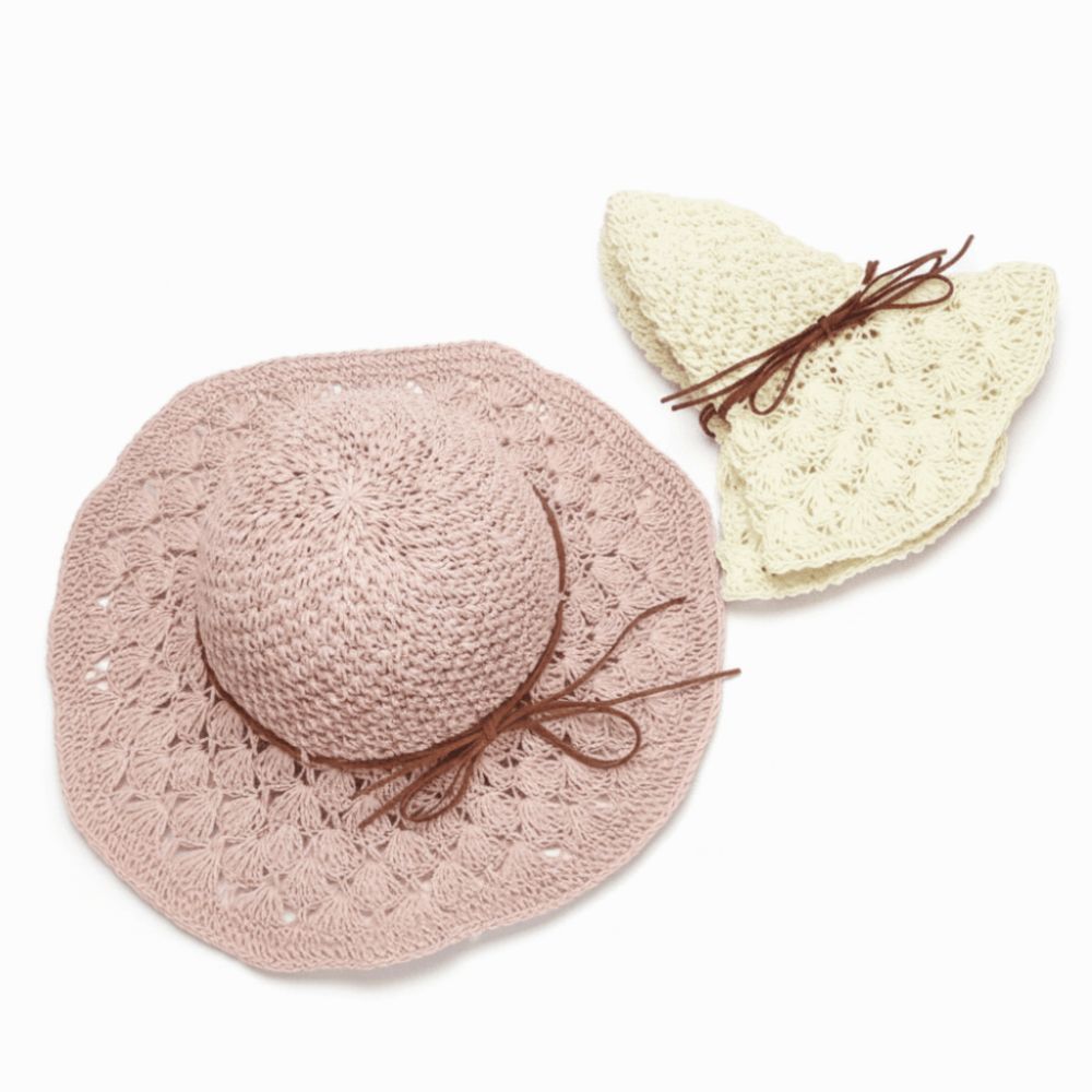 Handwoven Crochet Straw Hat Wi - Hat Floppy Wide avaliação e preço