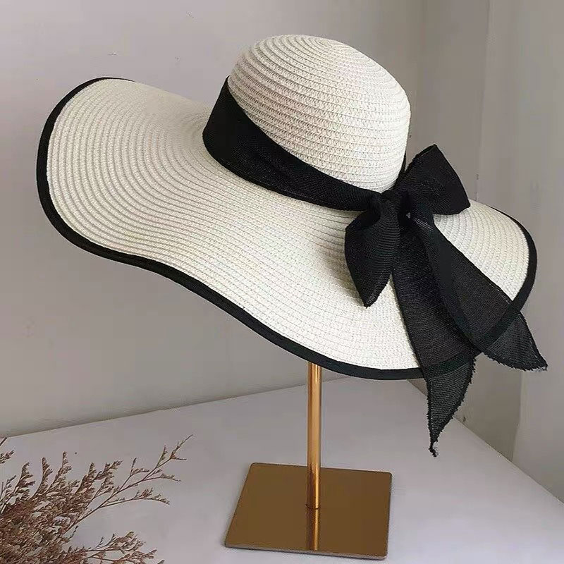 Wide Brim Straw Hat Women Summ - Hat Floppy Wide avaliação e preço