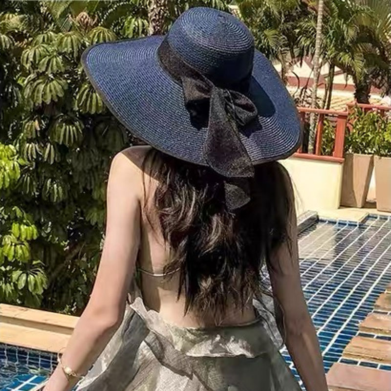 Wide Brim Straw Hat Women Summ - Hat Floppy Wide avaliação e preço