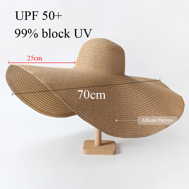 70cm Oversized  Wide Brim Sun  - Hat Floppy Wide avaliação e preço