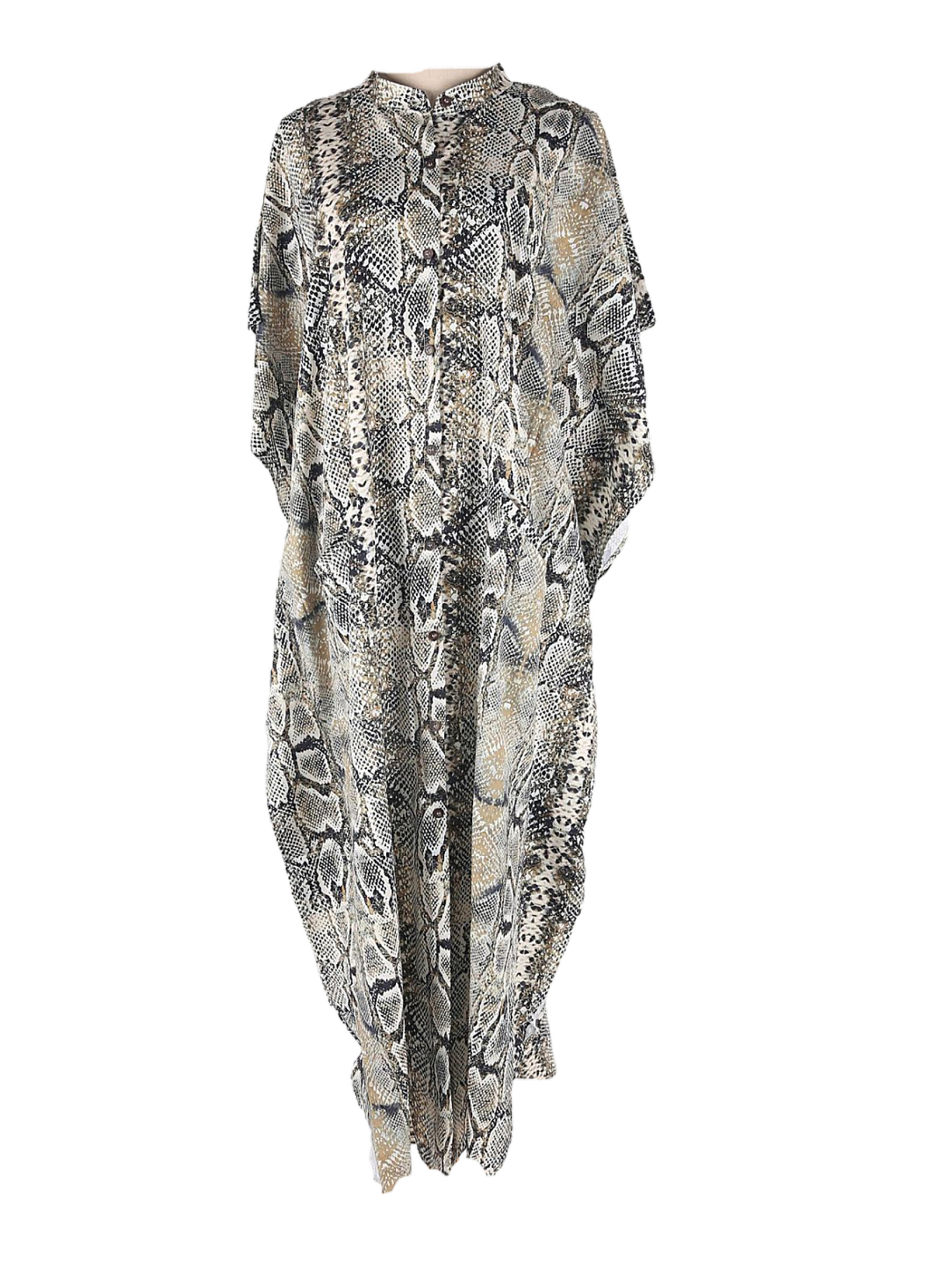 Bohemian Print Beach Cover-Up  - Cover Up Kaftan avaliação e preço