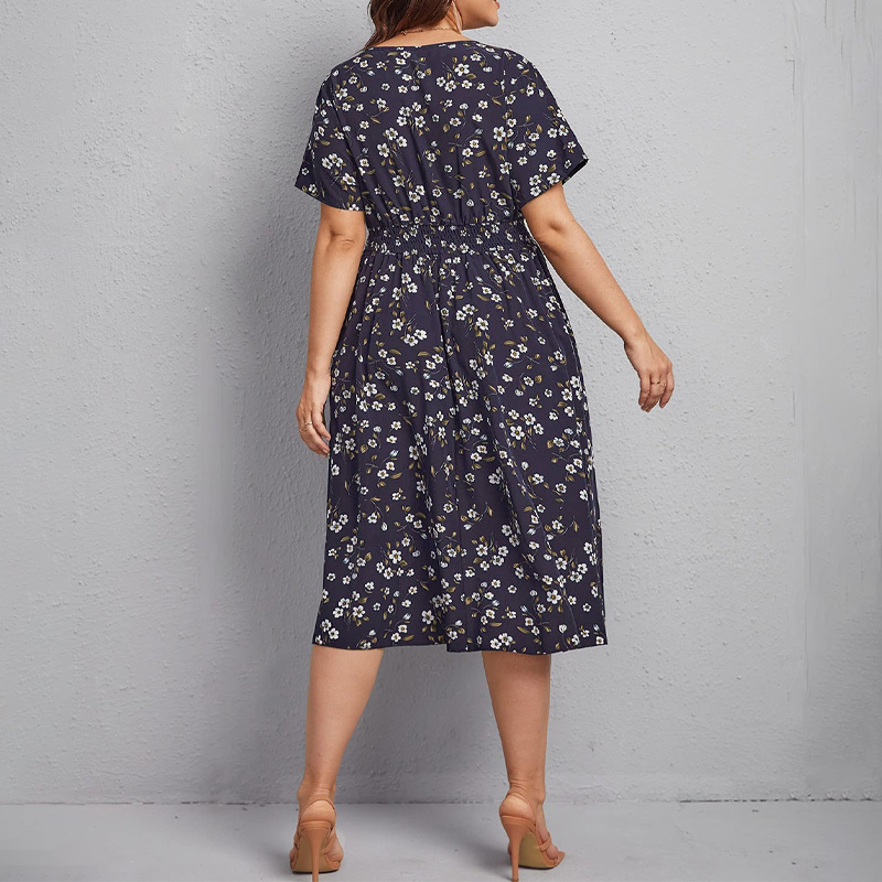 Plus Size Women's Dress, Flowe - Romper Floral Print avaliação e preço