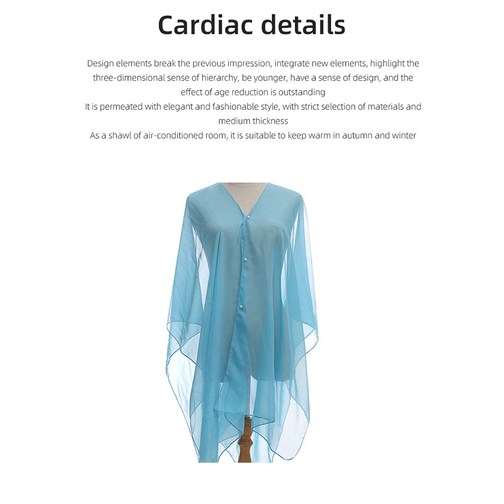 Fashion Solid color Shawl Scar - Cover Up Kaftan avaliação e preço