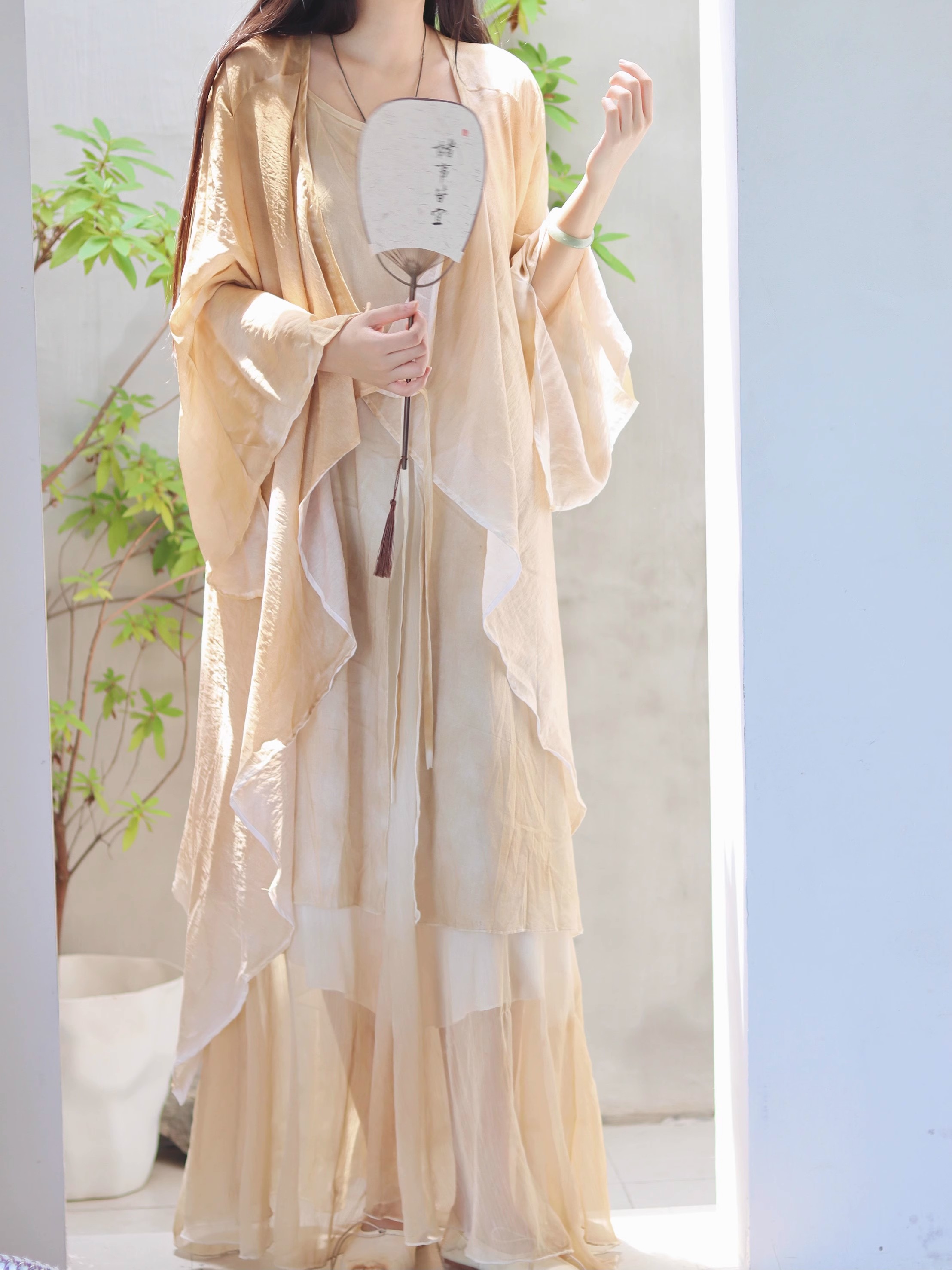 New Chinese Style Cotton Linen - Linen Dress Wrap avaliação e preço
