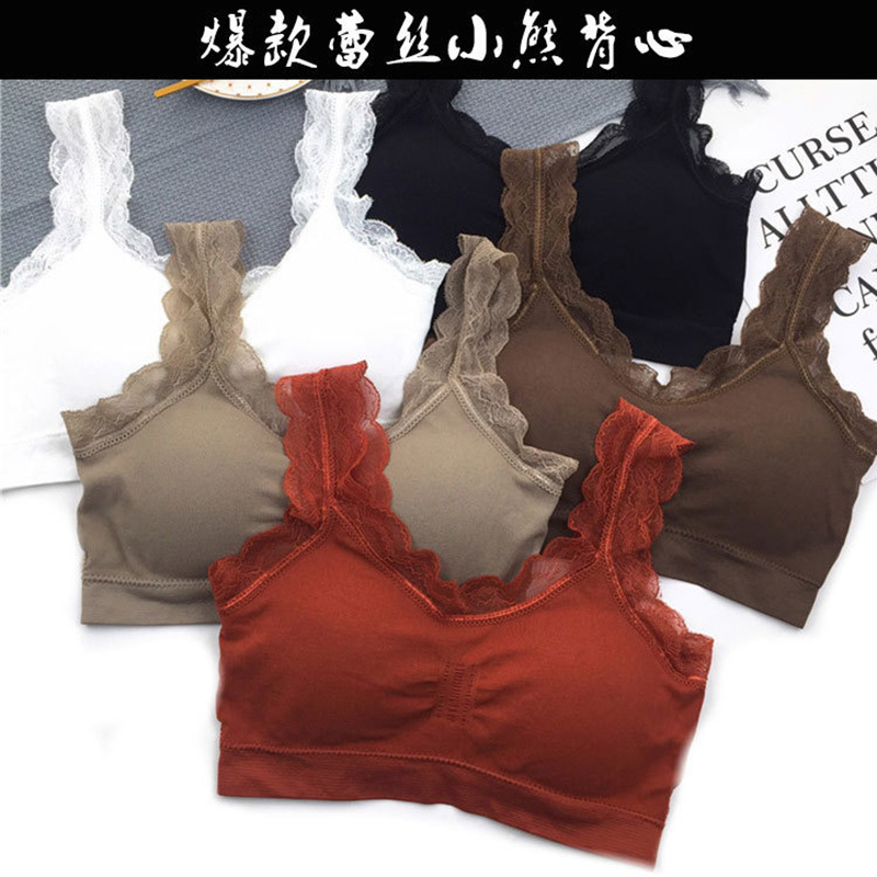 3D Sexy lace Lingerie Seamless - Bralette Triangle Set avaliação e preço