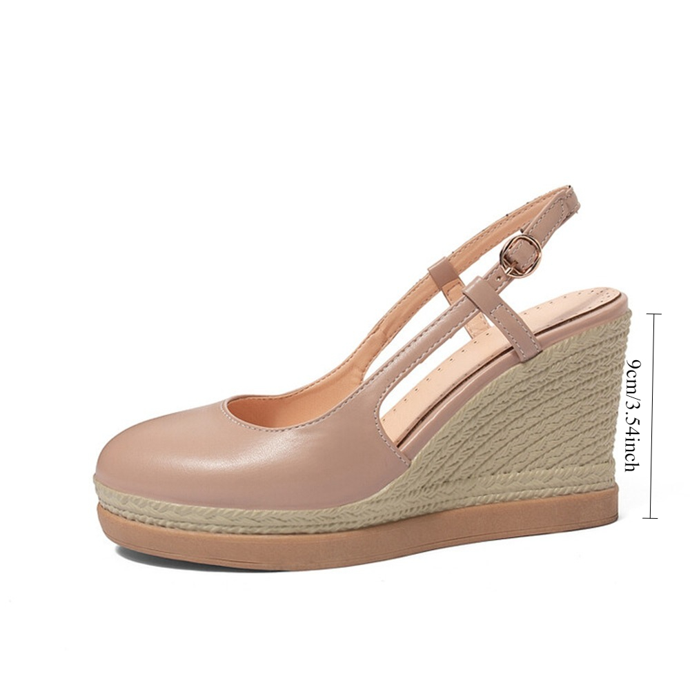 Women's T‑Strap Wedge Sandals  - Wedge Espadrille Women avaliação e preço