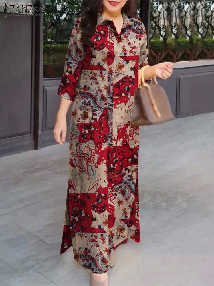 ZANZEA Women Auutmn Dresses Vi - Romper Floral Print avaliação e preço