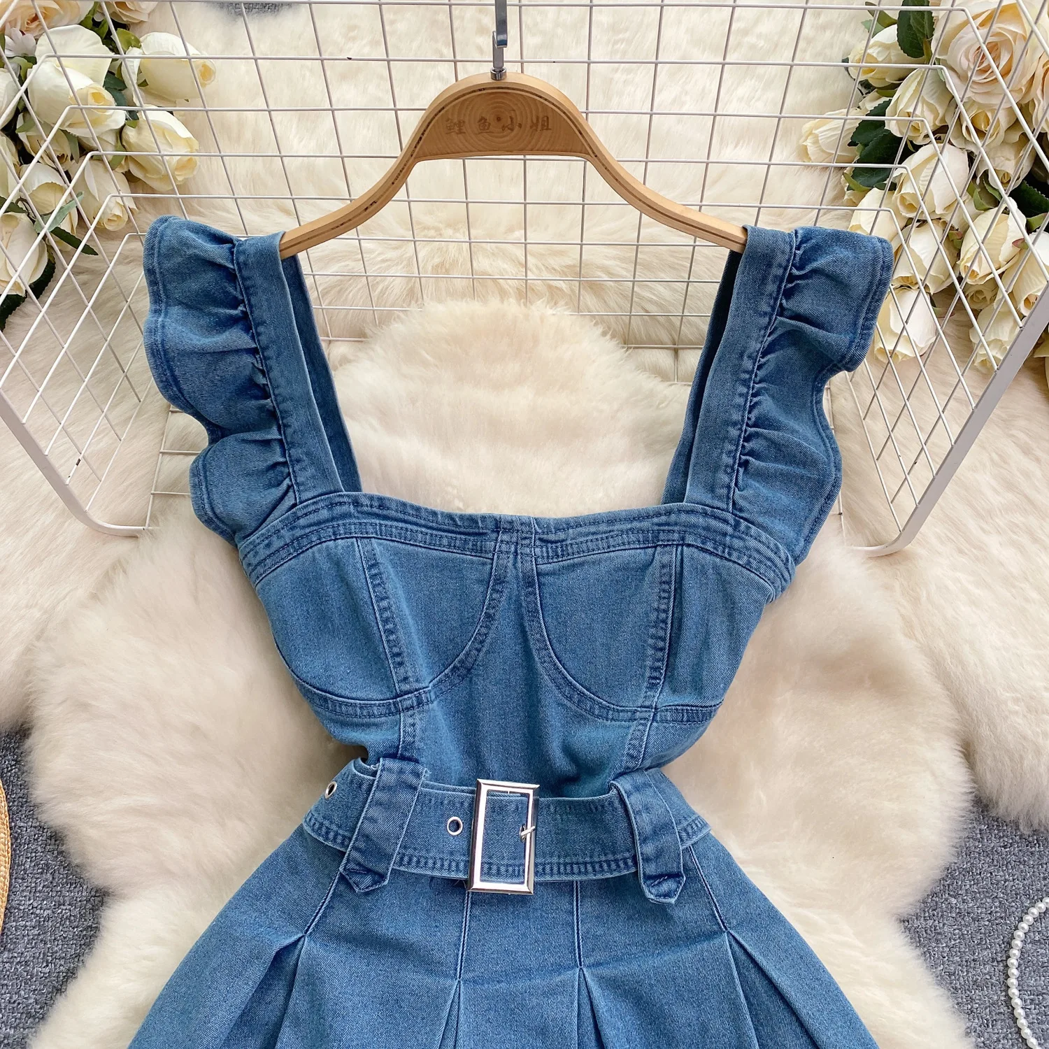 Korean Version of The College  - Maxi Dress Halter avaliação e preço