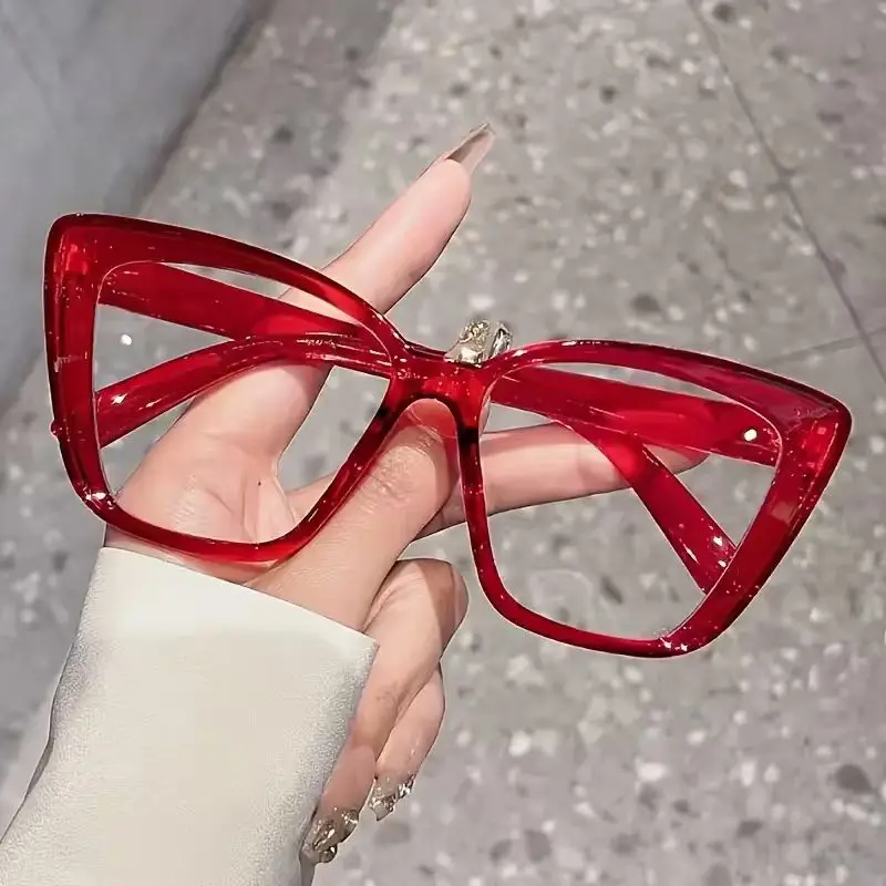 1Pc Fashionable Cat-Eye Glasse - Sunglasses Cat Eye avaliação e preço