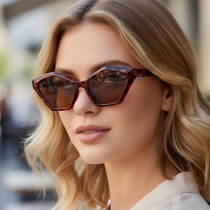1Pc Retro Fashion Cat-Eye Narr - Sunglasses Cat Eye avaliação e preço