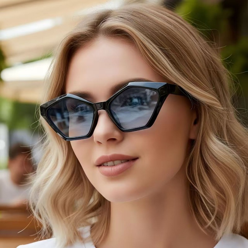 1Pc Retro Fashion Cat-Eye Narr - Sunglasses Cat Eye avaliação e preço
