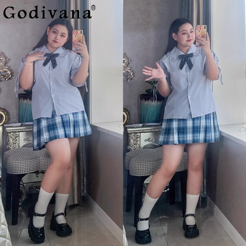 Large Size Jk Uniform Off-the- - Blouse Off Shoulder avaliação e preço