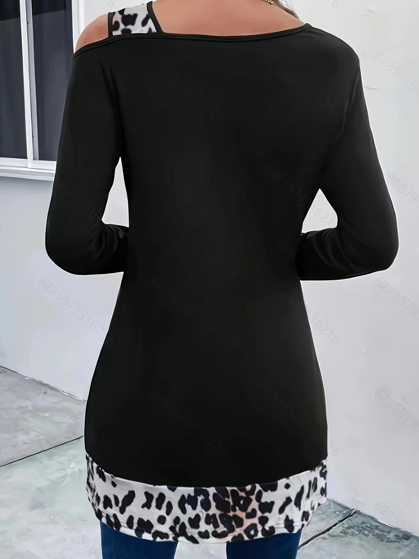 Plus Size 1XL-5XL Women's Fash - Blouse Off Shoulder avaliação e preço
