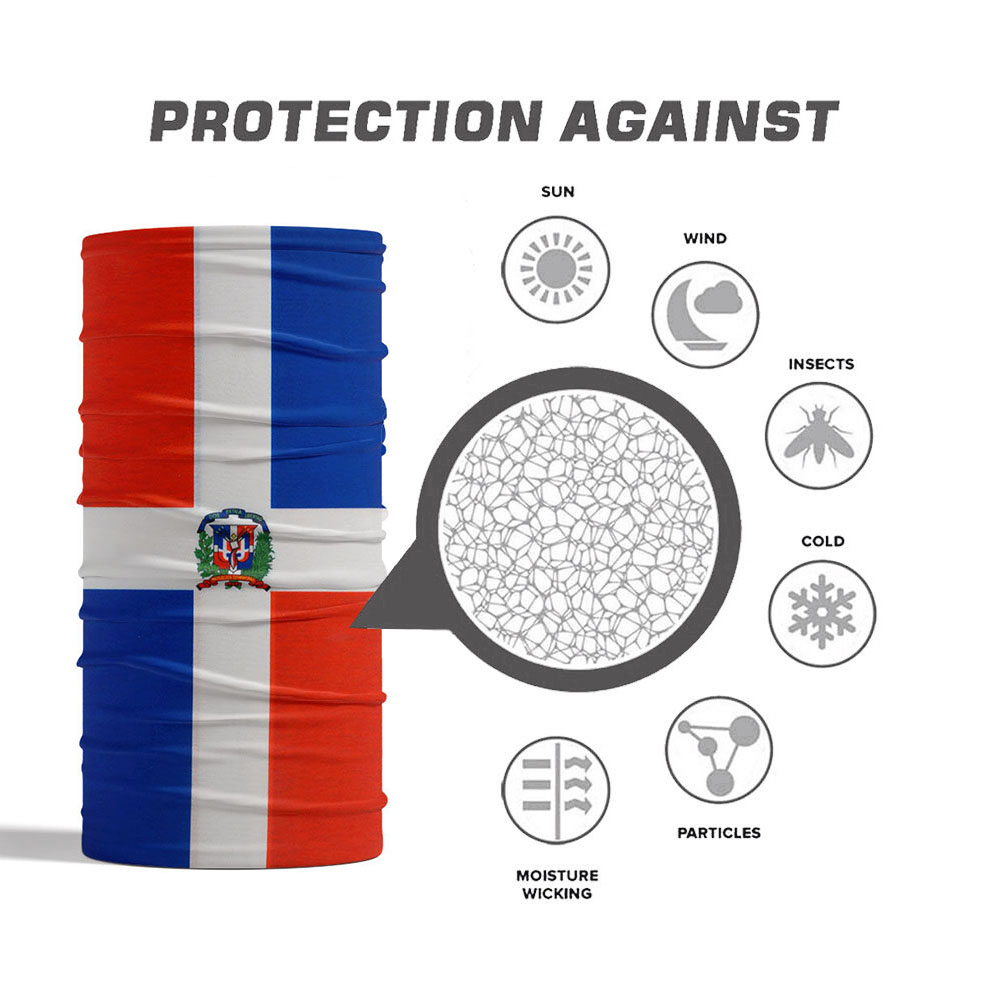 Dominica National Flag Bandana - Headband Summer Knit avaliação e preço