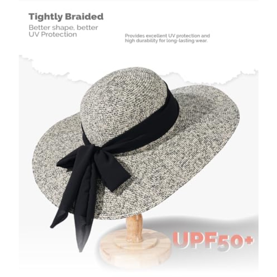 Hat Hut Wide Brim Beach Sun Ha - Hat Floppy Wide avaliação e preço