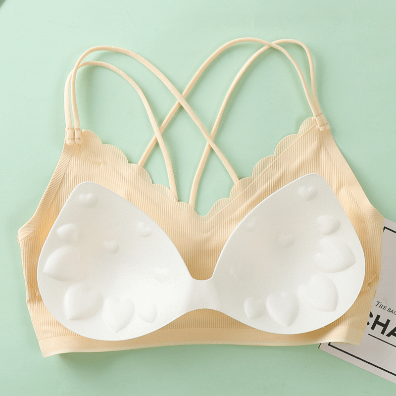 3D Sexy Lingerie Seamless Spor - Bralette Triangle Set avaliação e preço