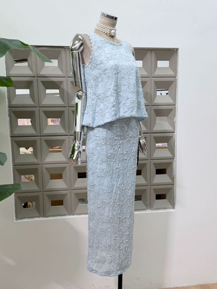 DFDG Women 2026 Spring Summer  - Midi Skirt Floral avaliação e preço