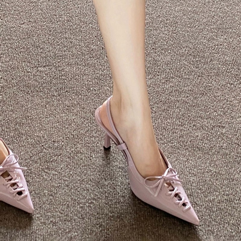 European-style Pointed-toe, Sl - Sandal Strappy Heeled avaliação e preço