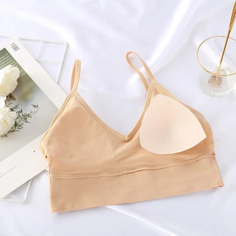 Seamless Women Push Up Bra Bea - Bralette Triangle Set avaliação e preço