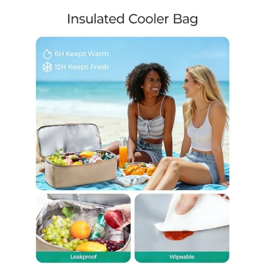 BAGSMART Beach Bag for Women M - Tote Bag Beach avaliação e preço