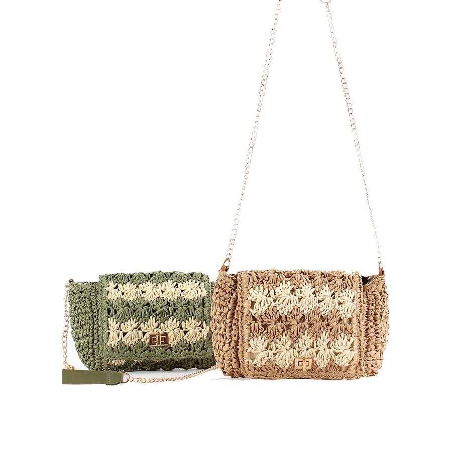 Straw Crossbody Bags for Women - Crochet Bag Raffia avaliação e preço