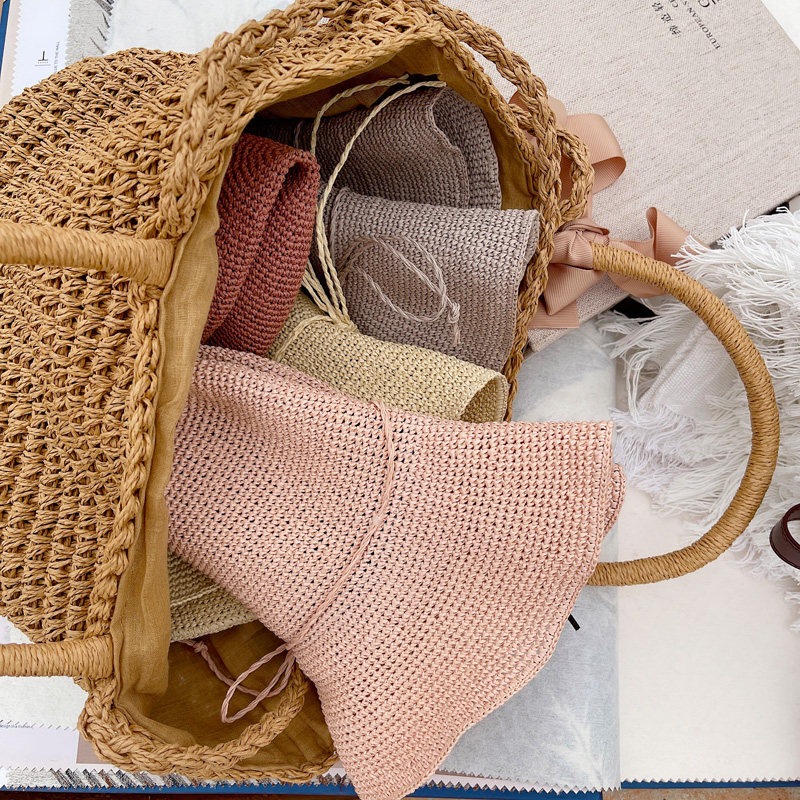 250g Thin Paper Raffia Yarn fo - Crochet Bag Raffia avaliação e preço