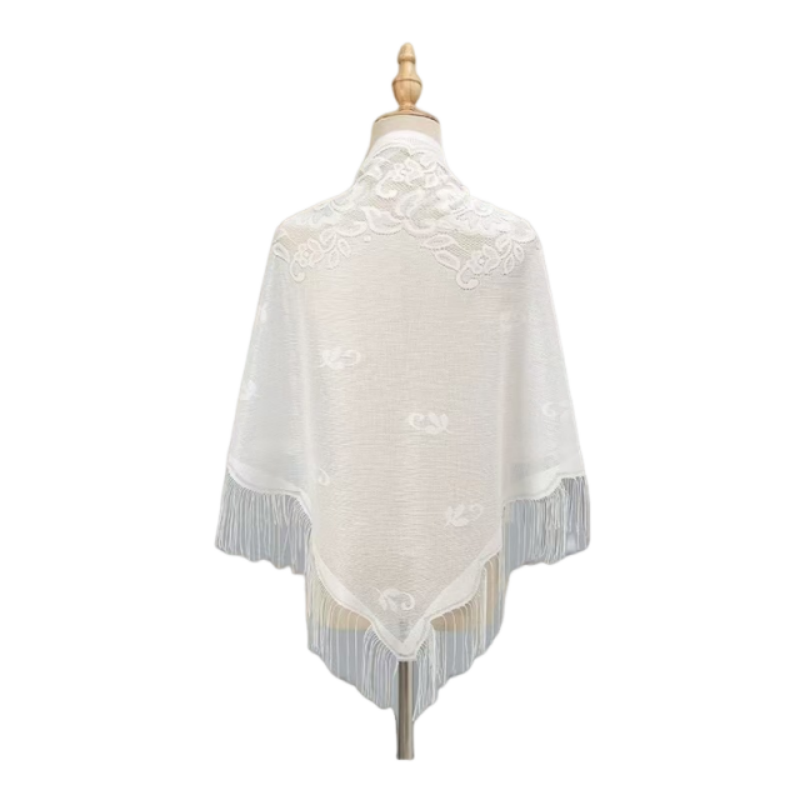 Floral Lace Shawl Wrap Women E - Kimono Sheer Floral avaliação e preço