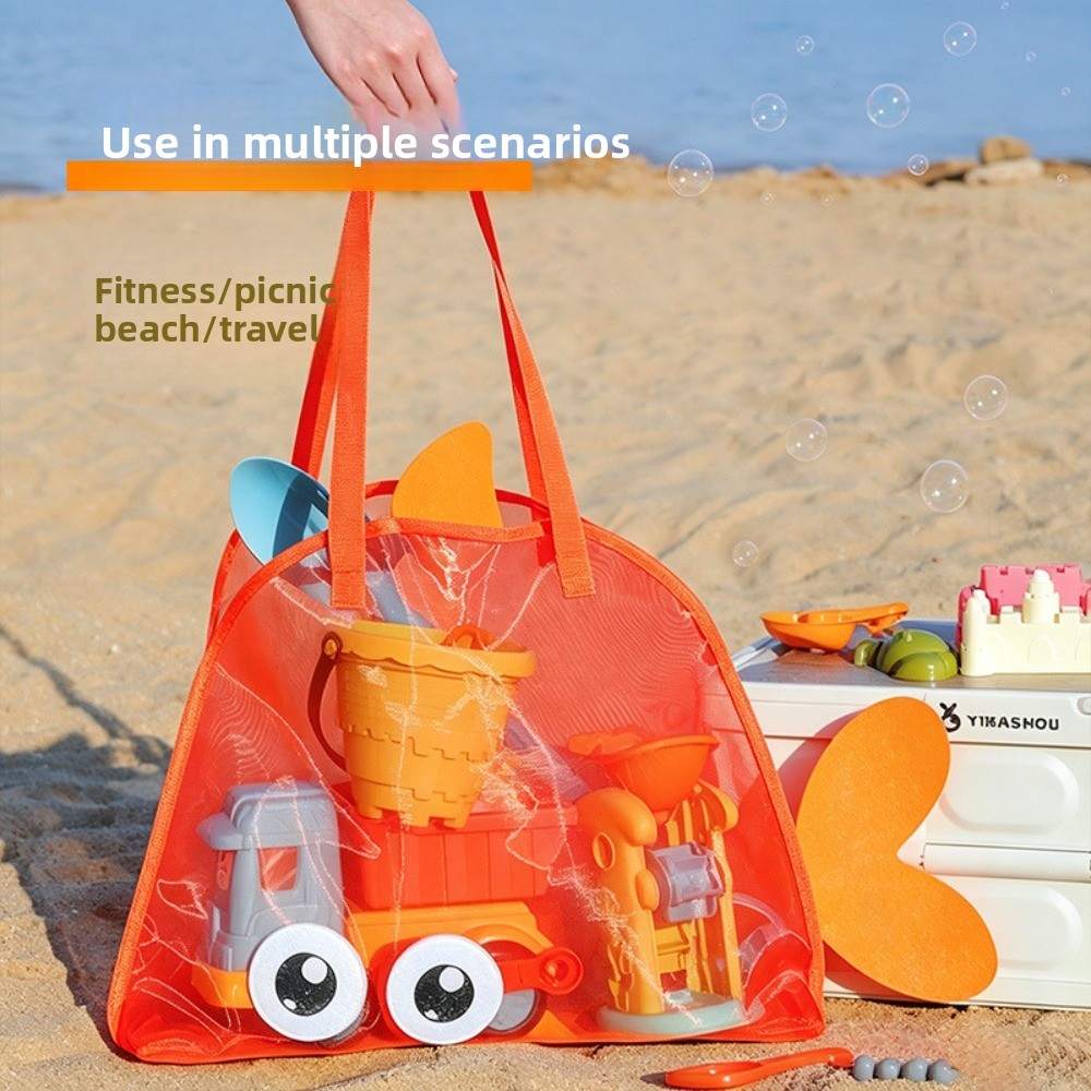 Kids Mesh Beach Bags Colorful  - Tote Bag Beach avaliação e preço