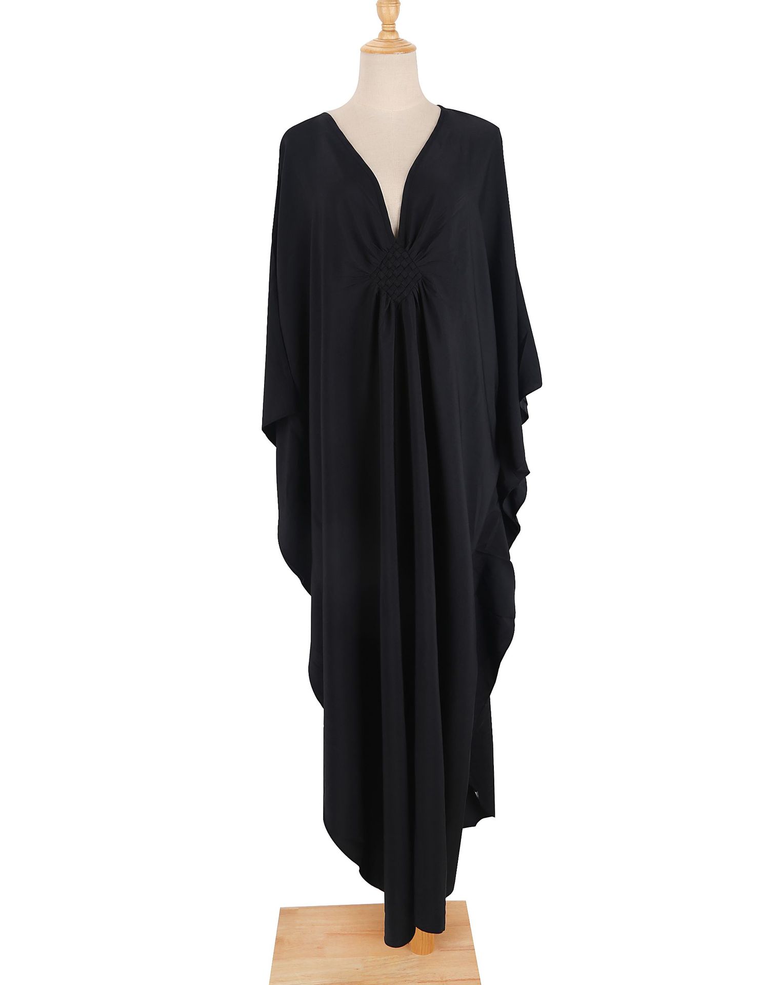 Women Solid Color Cover Up V N - Cover Up Kaftan avaliação e preço