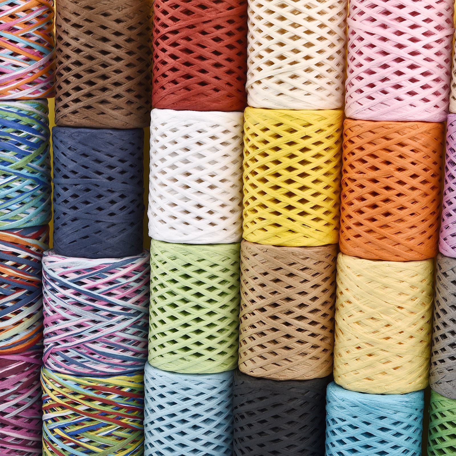 100M Natural Raffia Straw Yarn - Crochet Bag Raffia avaliação e preço