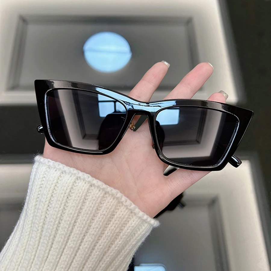New Cat Eye Black Sunglasses W - Sunglasses Cat Eye avaliação e preço