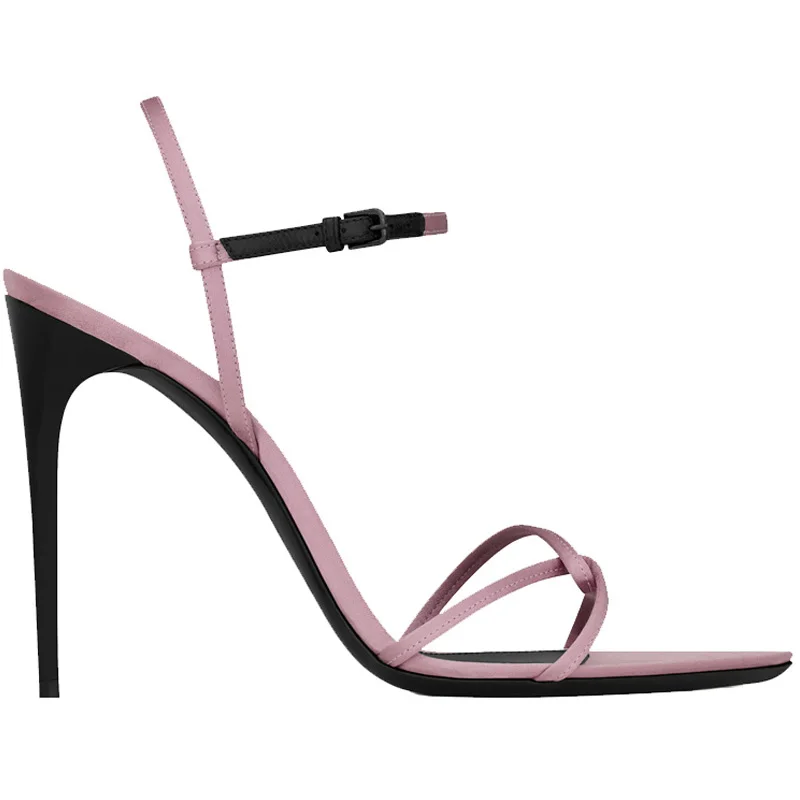 Pink Strappy Luxury Heeled San - Sandal Strappy Heeled avaliação e preço
