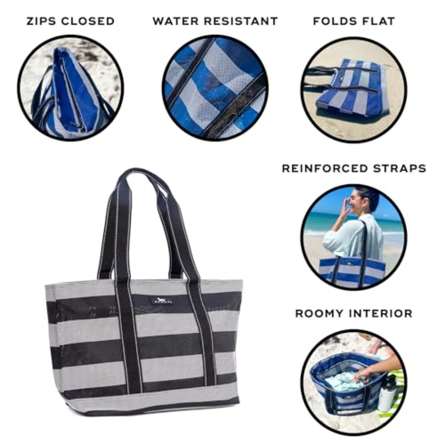 Joyride - Large Sandproof Beac - Tote Bag Beach avaliação e preço