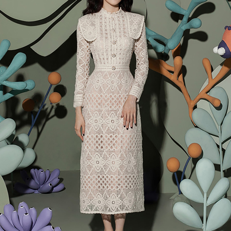 2025 New Temperament Hollow-ou - Linen Dress Wrap avaliação e preço