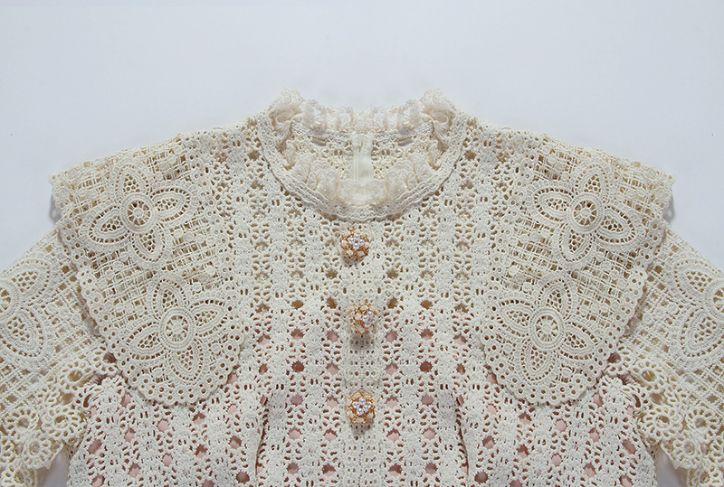 2025 New Temperament Hollow-ou - Linen Dress Wrap avaliação e preço