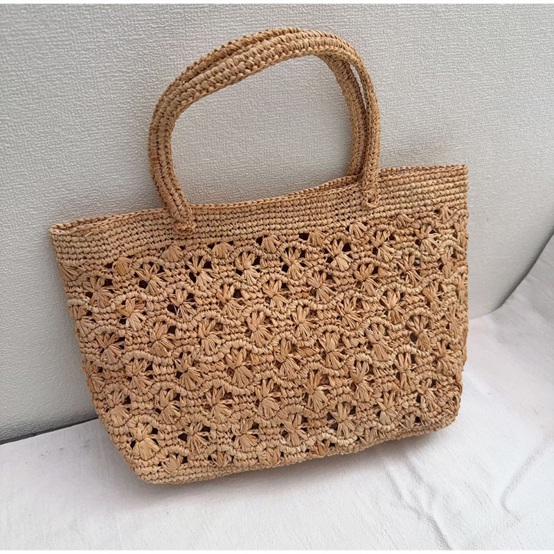 French Style Raffia Tote – Han - Crochet Bag Raffia avaliação e preço
