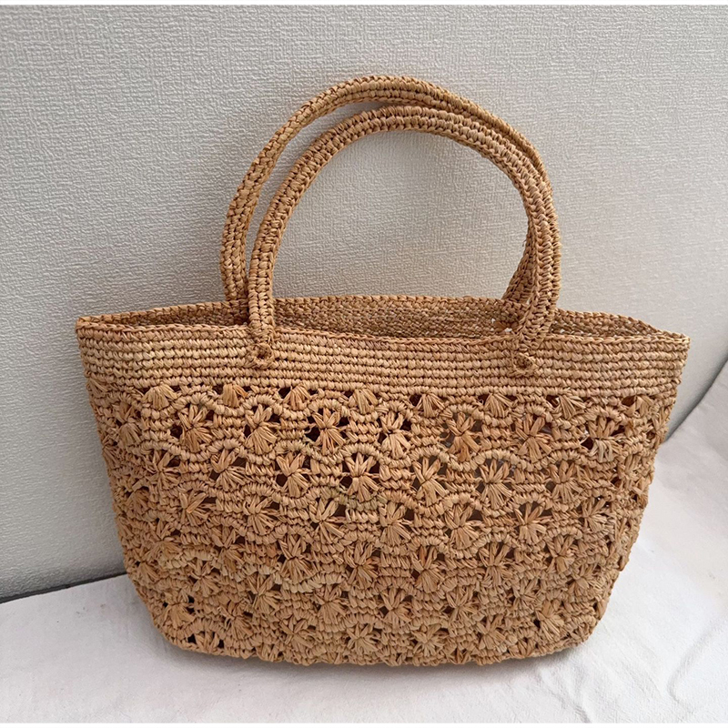 French Style Raffia Tote – Han - Crochet Bag Raffia avaliação e preço