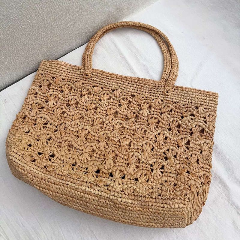 French Style Raffia Tote – Han - Crochet Bag Raffia avaliação e preço