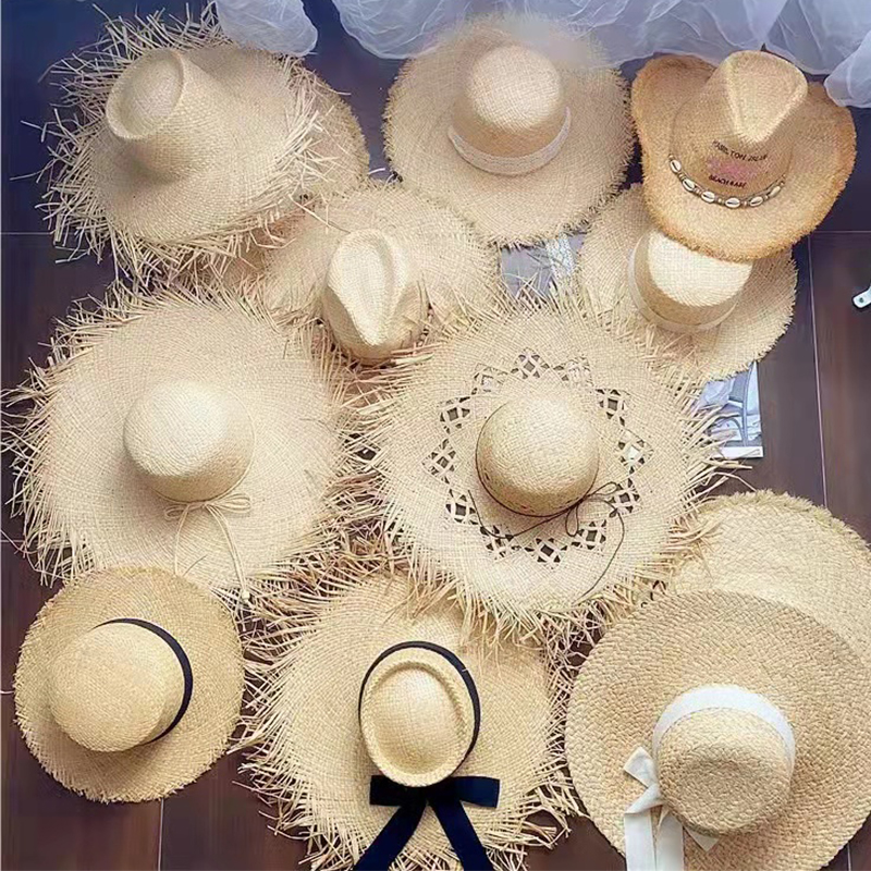 New Women Summer Natural Raffi - Hat Floppy Wide avaliação e preço