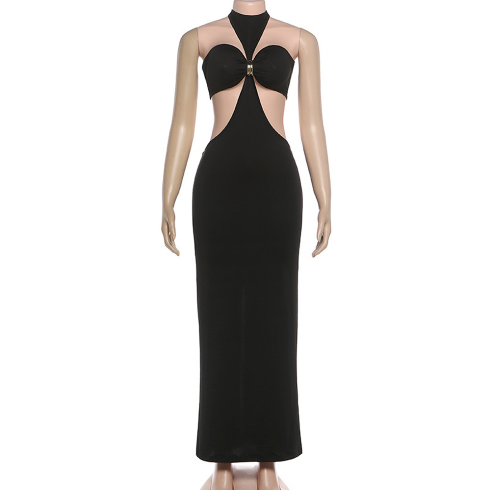 SKMY 2026 Autumn Winter New Wo - Maxi Dress Halter avaliação e preço