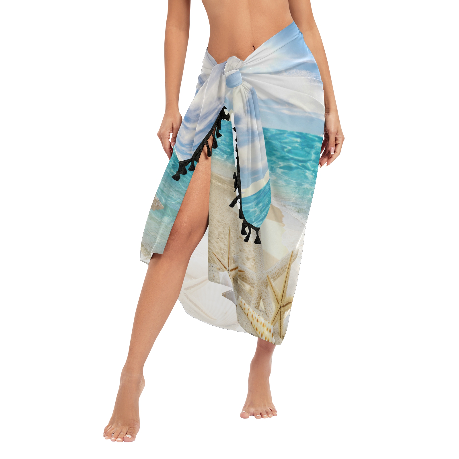 Sexy Women Chiffon Swimwear Pa - Cover Up Kaftan avaliação e preço