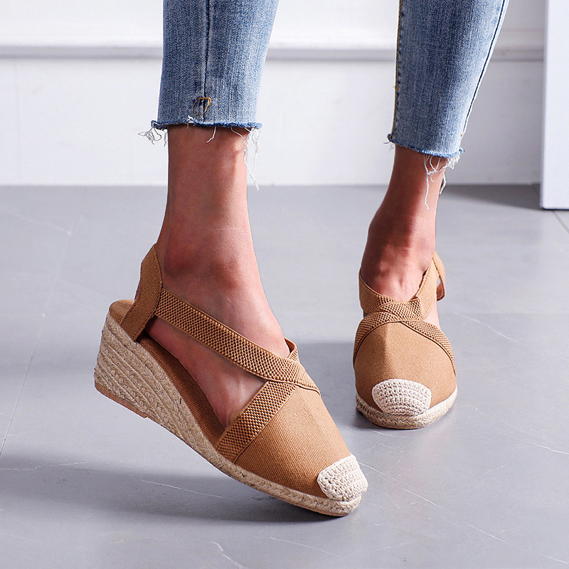 2026 Summer Women's Sandals St - Wedge Espadrille Women avaliação e preço