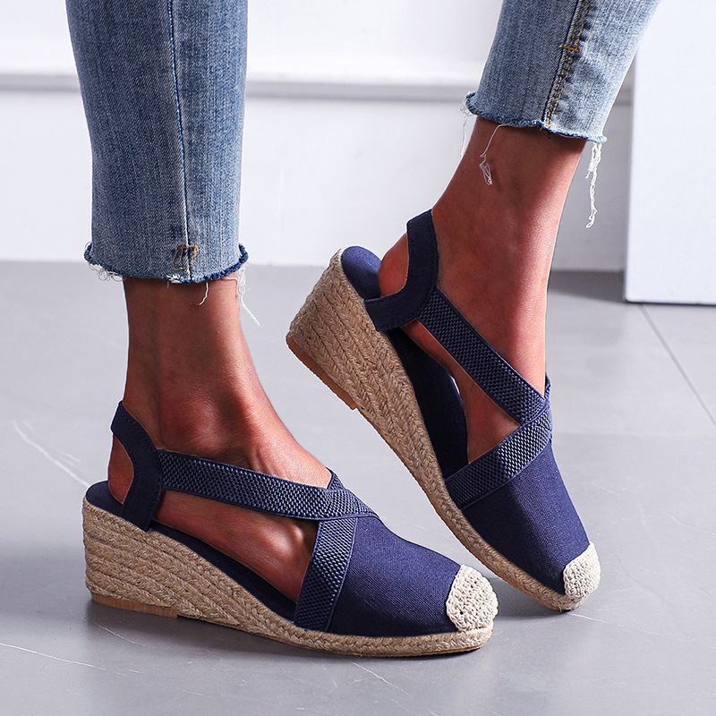 2026 Summer Women's Sandals St - Wedge Espadrille Women avaliação e preço