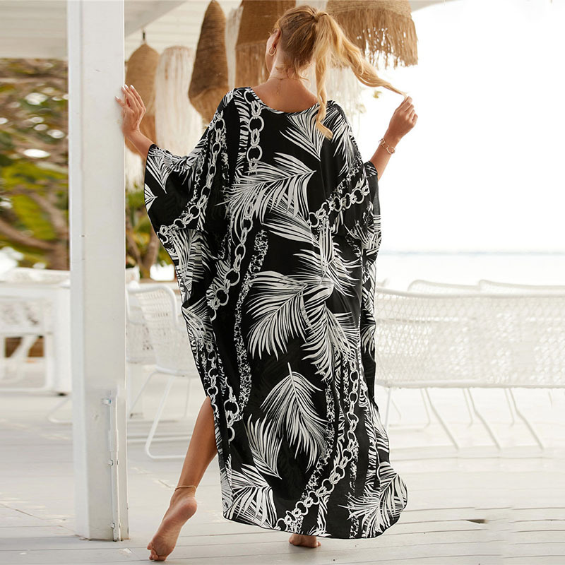 Women's Plus Size Animal Print - Cover Up Kaftan avaliação e preço