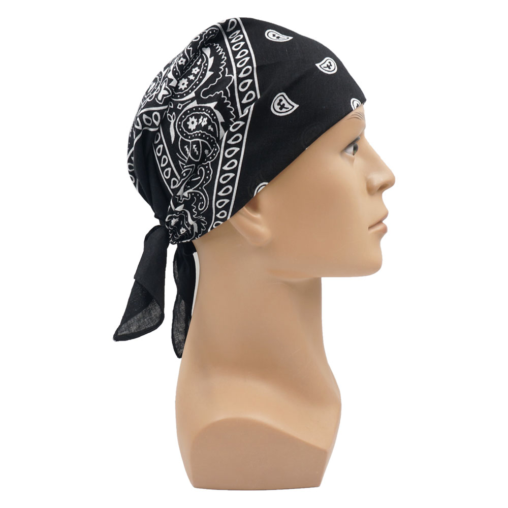 100% Cotton Paisley Bandana Bo - Headband Summer Knit avaliação e preço