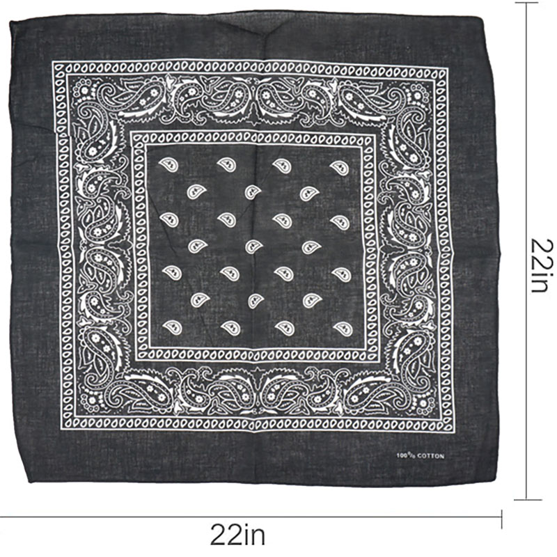 100% Cotton Paisley Bandana Bo - Headband Summer Knit avaliação e preço