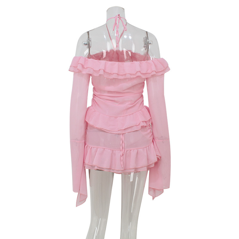 Women Holiday Sweet Ruffles 2  - Blouse Off Shoulder avaliação e preço